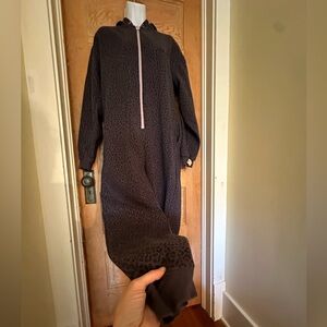Fabletics Forever Fleece Hooded Onesie Size:L